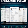 Entry-Level Resume Pack — 5 Graduate ATS Templates