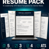 Executive Resume Pack — 5 Leadership ATS Word Templates