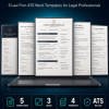 Legal Resume Pack — 5 Law Firm ATS Word Templates