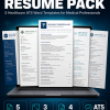 Medical Resume Pack — 5 Healthcare ATS Word Templates