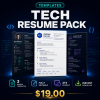 Tech Resume Pack — 5 Developer ATS Word Templates