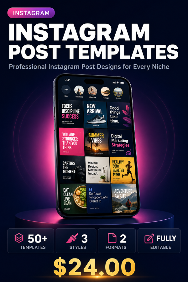 33_instagram_post_detail Instagram Post Templates — Professional Square Designs for Feed & Engagement