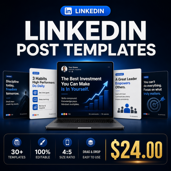 33_linkedin_post_thumb LinkedIn Post Templates — Professional Designs for Business & Thought Leadership
