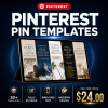 Pinterest Pin Templates — Stunning Vertical Designs That Get Saved & Shared