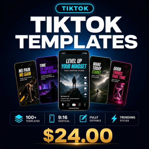 TikTok Templates — Trending Designs for Video Covers & Content