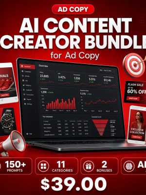 AI_Content_Creator_Bundle_for_Ad_Copy_Thumbnail AI Content Creator Bundle for Ad Copy — 150+ Expert Prompts for Facebook, Google, LinkedIn & TikTok Ads