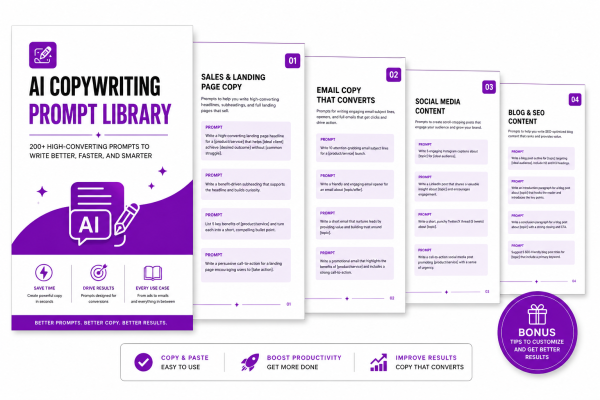 AI Copywriting Prompt Library
