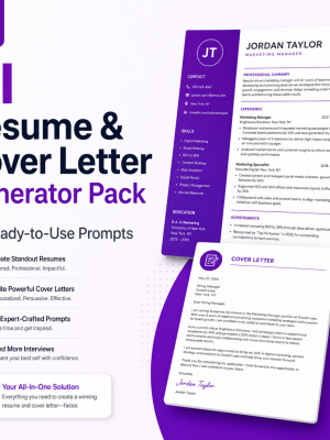 AI_Resume_Cover_Letter_Pack_Featured-5 AI Resume & Cover Letter Generator Pack