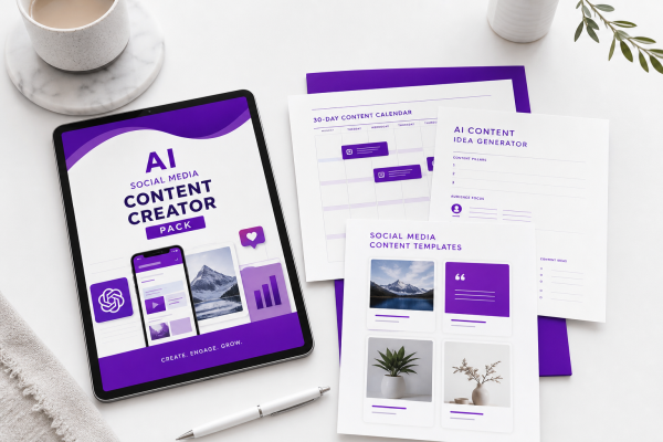 AI_Social_Media_Content_Creator_Pack_Featured AI Social Media Content Creator Pack