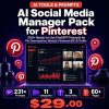 AI Social Media Manager Pack for Pinterest — 200+ ChatGPT Prompts for Pin Descriptions, Boards, Pinterest SEO & Traffic