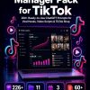 AI Social Media Manager Pack for TikTok — 200+ ChatGPT Prompts for Viral Hooks, Video Scripts & TikTok Shop