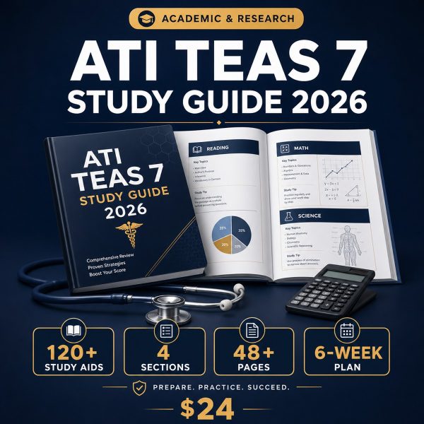 ATI TEAS 7 Study Guide & Practice Review 2026