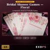 Floral Bridal Shower Games — 12 Romantic Botanical Printable Party Games