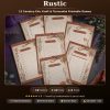 Rustic Bridal Shower Games — 12 Country-Chic Printable Party Games