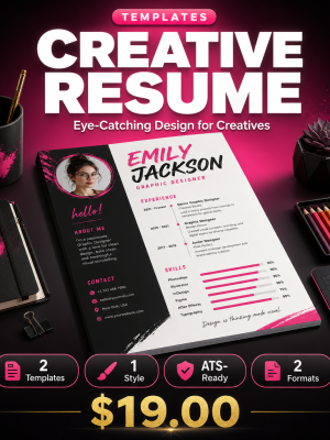 Creative_Resume_Thumbnail Creative Resume Template — Eye-Catching Design for Creative Professionals