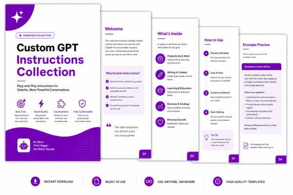 Custom GPT Instructions Collection