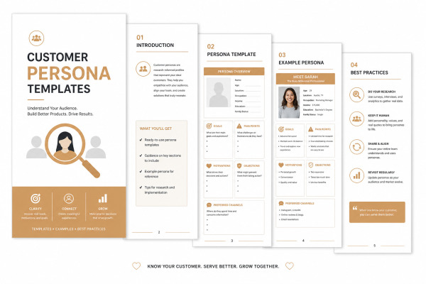 Customer_Persona_Templates_Gallery_01 Customer Persona Templates