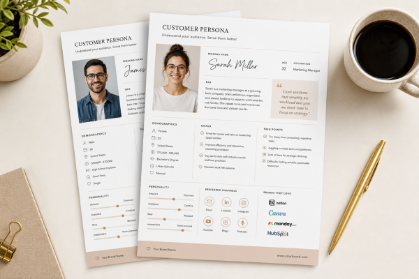 Customer_Persona_Templates_Gallery_02 Customer Persona Templates