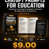 ChatGPT Prompts for Education - Product Details with Categories and Example Prompts