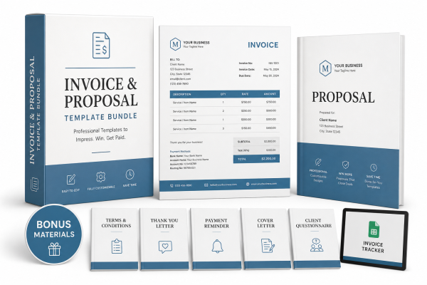 Invoice & Proposal Template Bundle