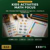 Kids Activities Math Focus — 100+ Printable Math Worksheets for Ages 3-8