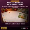 Kids Activities Reading Focus — 100+ Printable Reading & Phonics Worksheets for Ages 3-8