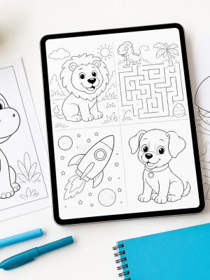 Kids Activity & Coloring Pages