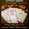 Kids Learning Activity Sheets — 100+ Printable Worksheets for Ages 3-8 (ABC, Math, Science & Puzzles)