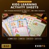 Kids Learning Activity Sheets — 100+ Printable Worksheets for Ages 3-8 (ABC, Math, Science & Puzzles)