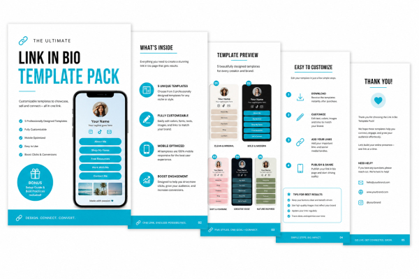 Link-in-Bio Template Pack