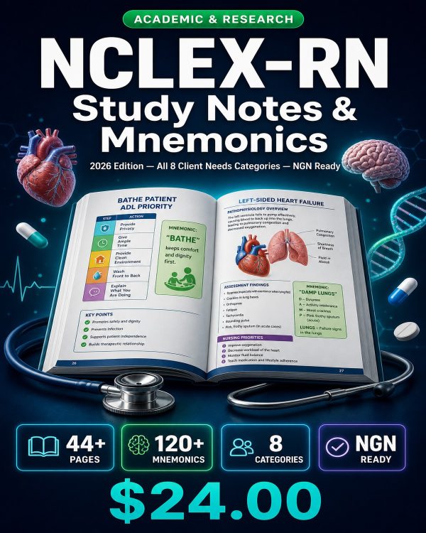 NCLEX-RN Study Notes & Mnemonics 2026