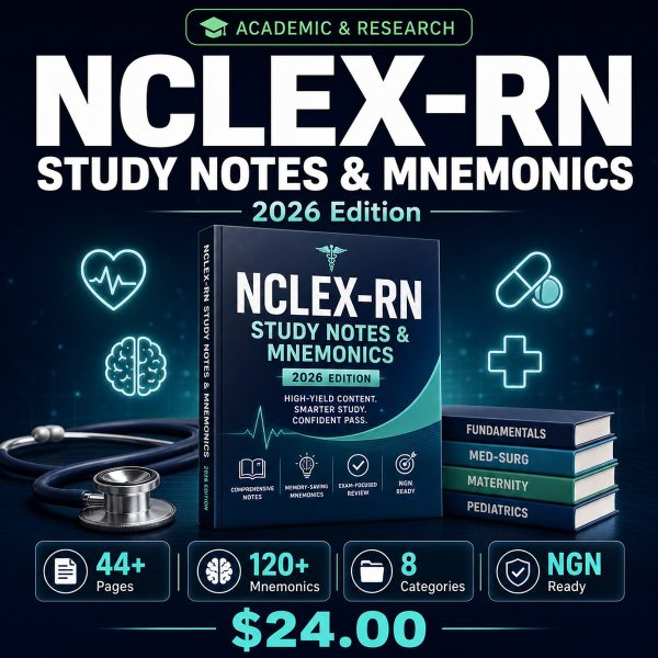 NCLEX-RN Study Notes & Mnemonics 2026
