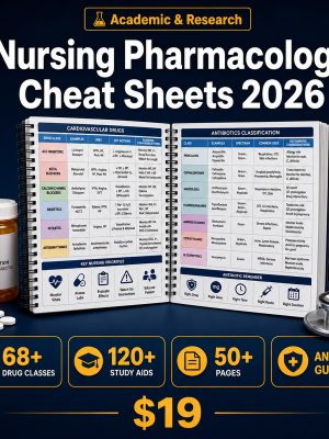 Nursing_Pharm_Thumbnail Nursing Pharmacology Cheat Sheets 2026