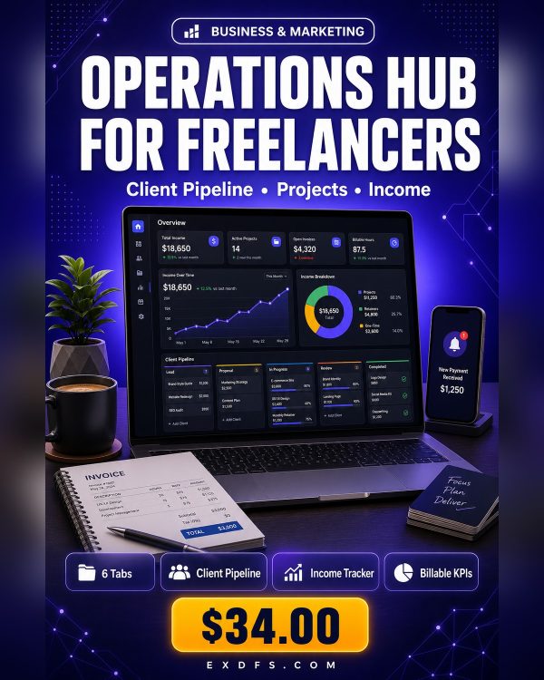 Operations_Hub_for_Freelancers_Detail Operations Hub for Freelancers & Solopreneurs — Client Pipeline, Project & Income Dashboard