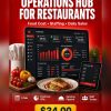 Operations_Hub_for_Restaurants_Detail Operations Hub for Restaurants — Food Cost, Staff Scheduling & Daily Sales Dashboard