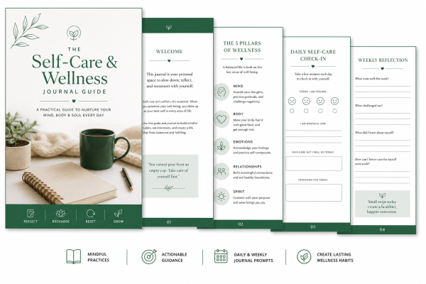 Self-Care & Wellness Journal Guide