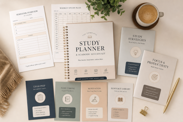 Study Planner & Academic Success Kit