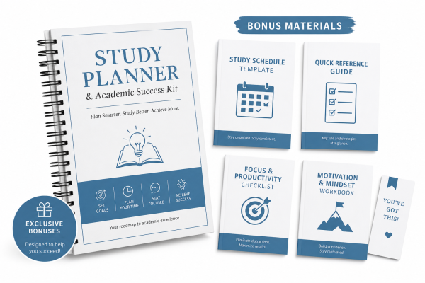 Study Planner & Academic Success Kit