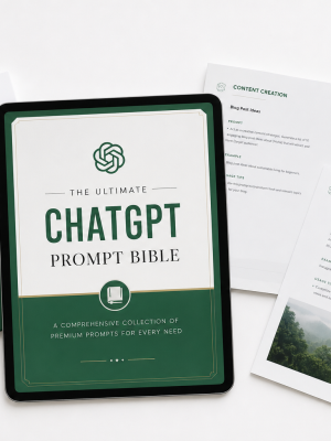 The Ultimate ChatGPT Prompt Bible