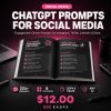 ChatGPT Prompts for Social Media and Community - 224+ AI Prompts Pack Cover