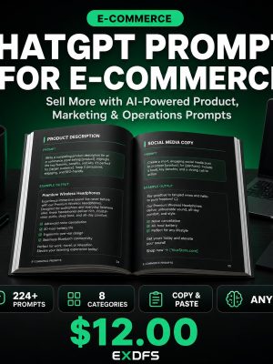 Thumb_AI-006 ChatGPT Prompts for E-commerce and Online Store - 224+ AI Prompts Pack Cover