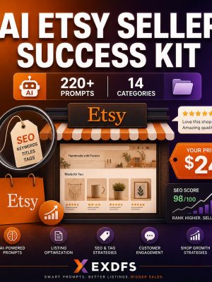 Thumb_ETSY-001 AI Etsy Seller Success Kit - 220+ Prompts for Etsy Shop Growth