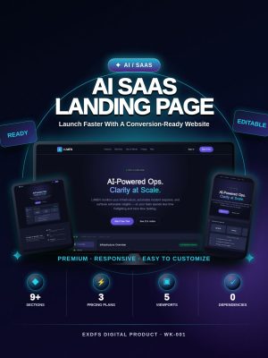 LUMEN — AI SaaS Landing Page Template — Static HTML/CSS/JS