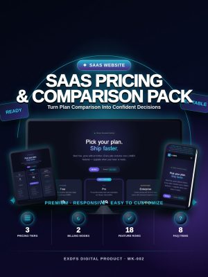 CLARITY — SaaS Pricing & Comparison Pack — Static HTML/CSS/JS