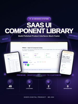 PRISM — SaaS UI Component Library — Static HTML/CSS/JS