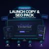 WK-005_Cover_111_safe VECTOR — Launch Copy & SEO Pack for AI & SaaS Products