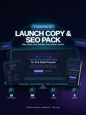VECTOR — Launch Copy & SEO Pack for AI & SaaS Products