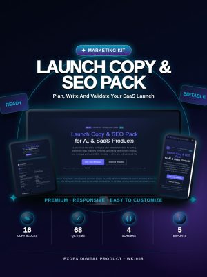VECTOR — Launch Copy & SEO Pack for AI & SaaS Products