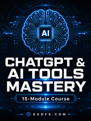 ChatGPT & AI Tools Mastery Course — 15-Module Guide to AI Productivity, Prompting & Automation