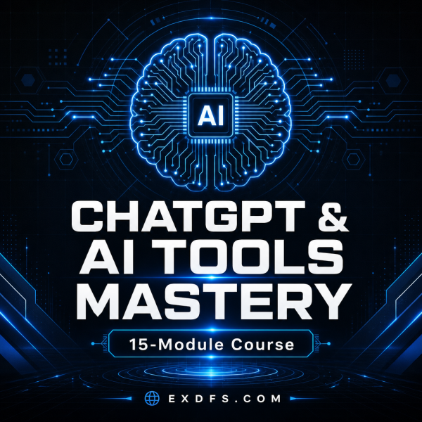 ChatGPT & AI Tools Mastery Course — 15-Module Guide to AI Productivity, Prompting & Automation
